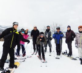 冬は恒例のスキー合宿！