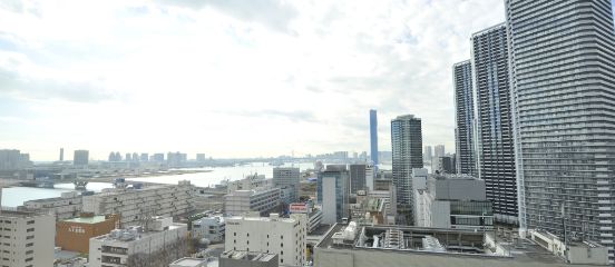 オフィスからは東京湾まで一望できます